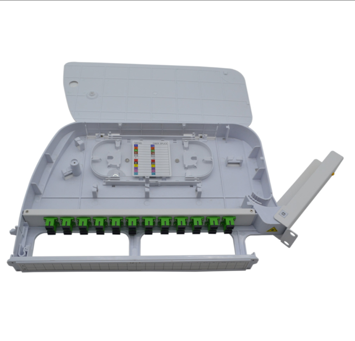 Sliding Type Indoor 24 Port Fiber Optic Patch Panel Wall Mount With Sc Adapter - Image 3