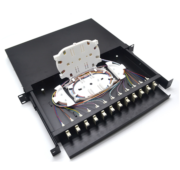 CATV 12 Port Fiber Optic Patch Panel 12 Core SC MM Adapter ODF Low Excess Loss - Image 4