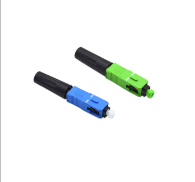 Quick Assembly Connector For Indoor Cable , Optical Fiber Connectors APC / UPC