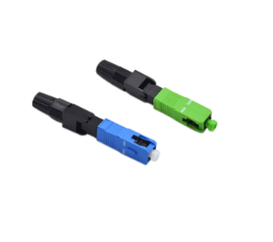 Pre-Polished Fiber Fast Connectors, Blue Field Installable Fiber Optic Connector