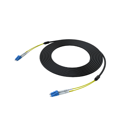LSZH Jacket 5.0mm Black Fiber Optic Patch Cord For Test Equipment - Image 2