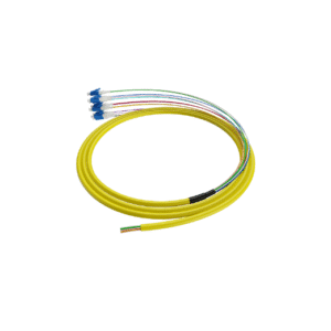 GJPFJV Pigtail Single Mode Fiber Optic Patch Cord 12 Cores LC UPC