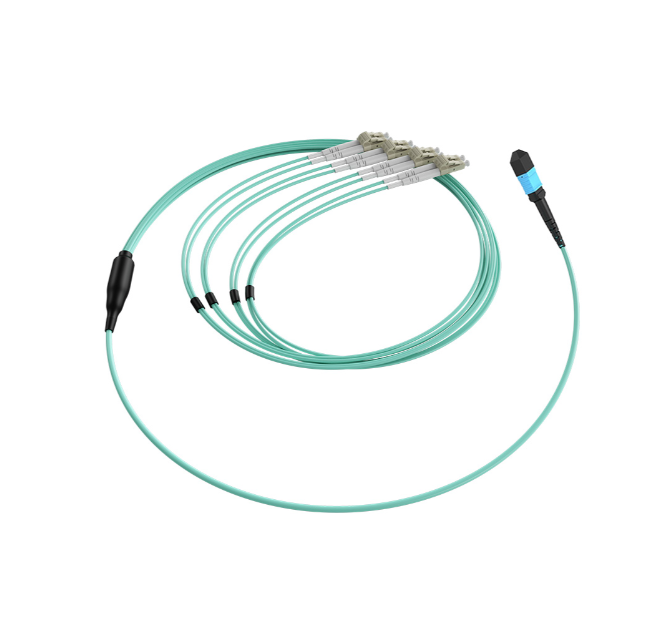 MPO-8 core Breakout Cable 50/125 Multimode OM4 - Image 3