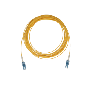 Customized Length Fiber Optic Patch Cord Uniboot LC APC Connector Yellow Fiber Optical Cable