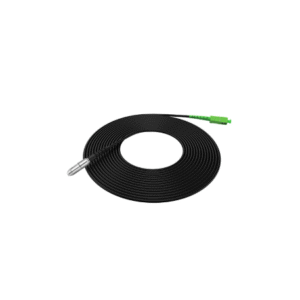 Black 3.0mm SC APC Patch Cord Through Wall Signal Transmission