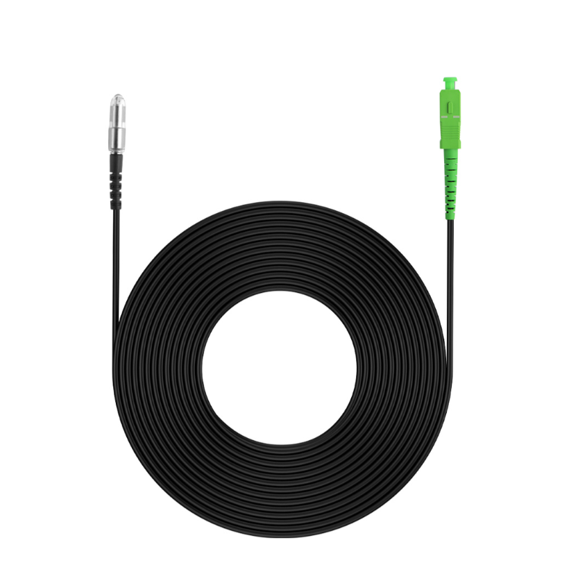 Black 3.0mm SC APC Patch Cord Through Wall Signal Transmission - Image 3