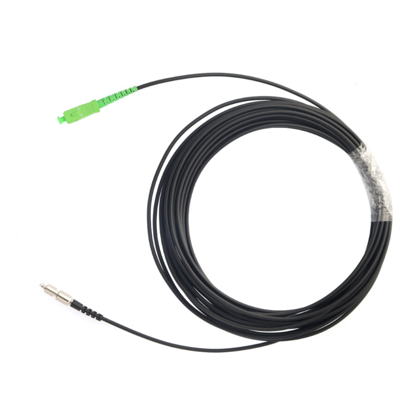 Black 3.0mm SC APC Patch Cord Through Wall Signal Transmission - Image 4