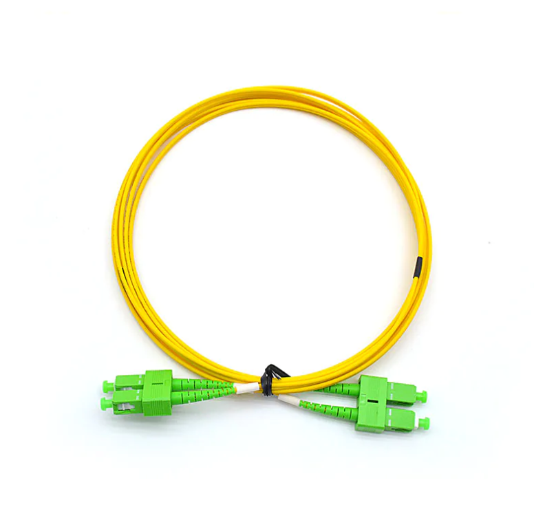 SC-APC-SC-APC-SM Duplex Fibre Optical Patch Cords 2.0mm LSZH 3m - Image 2