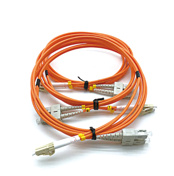 LC UPC To SC UPC Multimode Fiber Optic Cable Duplex 3.0mm LSZH OM2 850/1300nm Wavelength - Image 2