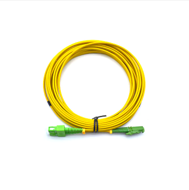 E2000 APC To SC APC Duplex Fiber Optic Cable OS2 Single Mode 2.0mm Bend Insensitive