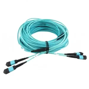 24 Fiber OM3 2 x MTP/MPO-12 Fiber Optic Trunk Cable – High-Density, Low-Loss Fiber Connection for Data Centers and Networks