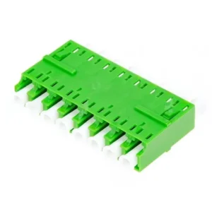 8-Core LC APC to LC APC Compact Fiber Optic Adapter – Without Flange
