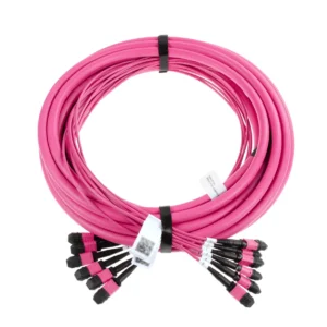 96 Core 8 × 12F MPO/MTP to 8 × 12F MPO/MTP OM4 Fiber Optic Patch Cable