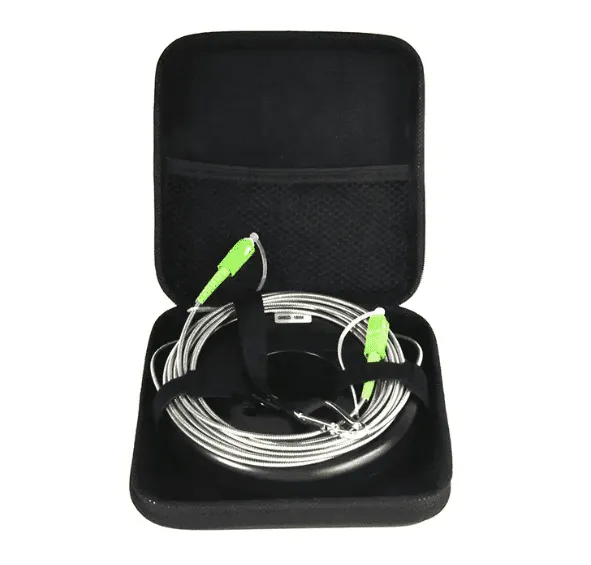 HTO9O07 Round OTDR Fiber Launch Cable Box – Durable Black Housing Design - Image 3