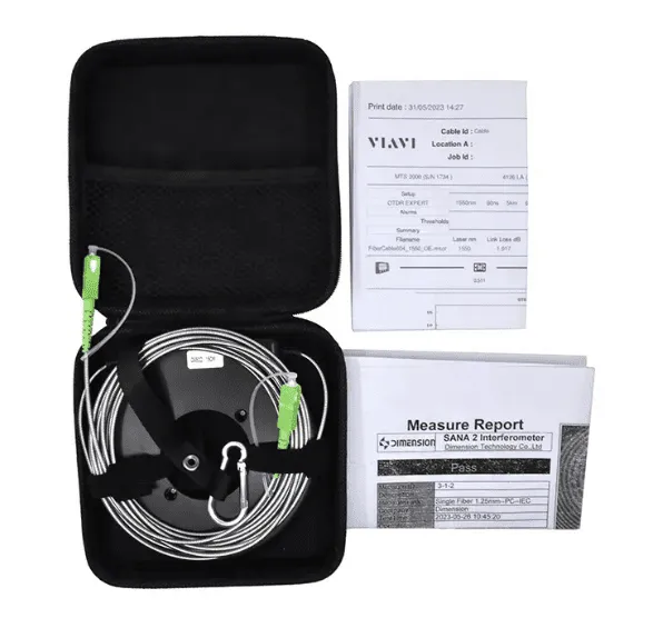 HTO9O07 Round OTDR Fiber Launch Cable Box – Durable Black Housing Design - Image 4