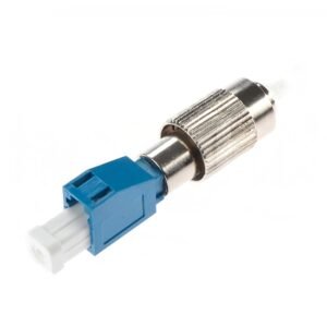 LC Female to FC Male Single Mode Simplex Hybrid Fiber Optic Adapter