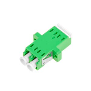 LC to LC APC Duplex Inner-Shutter Fiber Optic Adapter – With or Without Flange