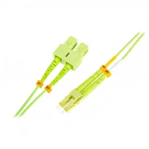 OM5 LC UPC to SC UPC Multimode Duplex Fiber Patch Cable – 2.0mm for High-Speed Data Center Cabling