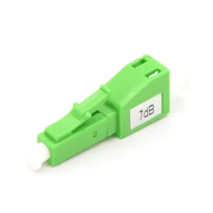 LC APC Single Mode Plug-In Fixed Fiber Optic Attenuator – Male to Female