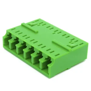 6-Core LC APC to LC APC Compact Fiber Optic Adapter – for High-Density Applications