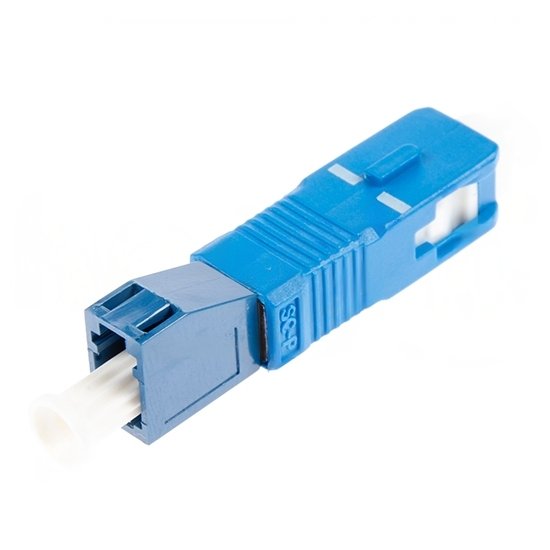 LC Female to SC Male Single Mode Simplex Hybrid Fiber Optic Adapter - Image 3