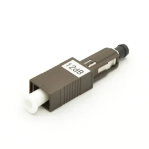 MU UPC Single Mode Plug-In Fixed Fiber Optic Attenuator – Male Female
