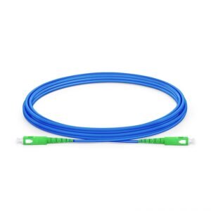 Single Mode SC APC to SC APC Simplex Armored Fiber Patch Cable – for FTTH and Outdoor Deployment