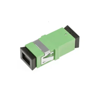 SC APC Single Mode Simplex Inner-Shutter Fiber Optic Adapter – Without Flange for Laser Safety