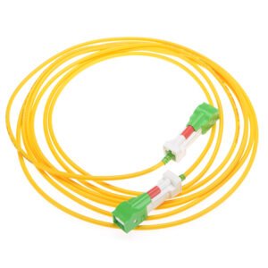Single Mode SC APC to SC APC Simplex Fiber Patch Cable – 3.0mm with Auto Shutter for FTTH Networks