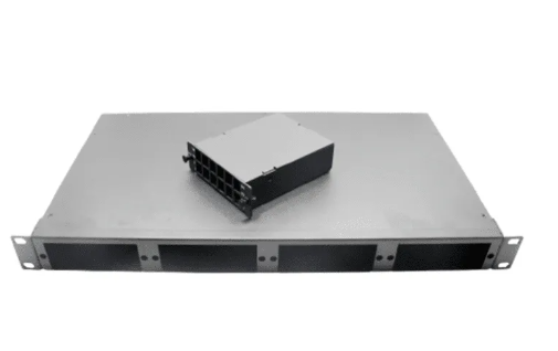 FHD 1U 96F MPO/MTP to LC Fixed Rack-Mount Fiber Optic Patch Panel | 4-Cassette – for Data Center