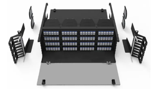 288F/384F MPO/MTP-LC Modular Fiber Optic Patch Panel, 3U/4U Rack-Mount – for Data Center Deployment - Image 5