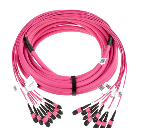 96 Core 8 × 12F MPO/MTP to 8 × 12F MPO/MTP OM4 Fiber Optic Patch Cable - Image 3
