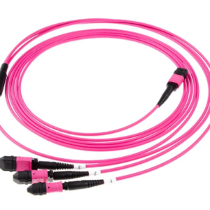 24-Fiber MPO OM4 Breakout Patch Cable with 3×MPO-8 for High-Density Data Centers