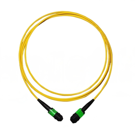 Mini Plus MPO to MPO Fiber Patch Cord | 3.0mm OFNP Plenum-Rated Cable - Image 2