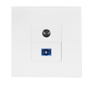 Fiber Optic Socket Panel Wall Outlet Faceplate