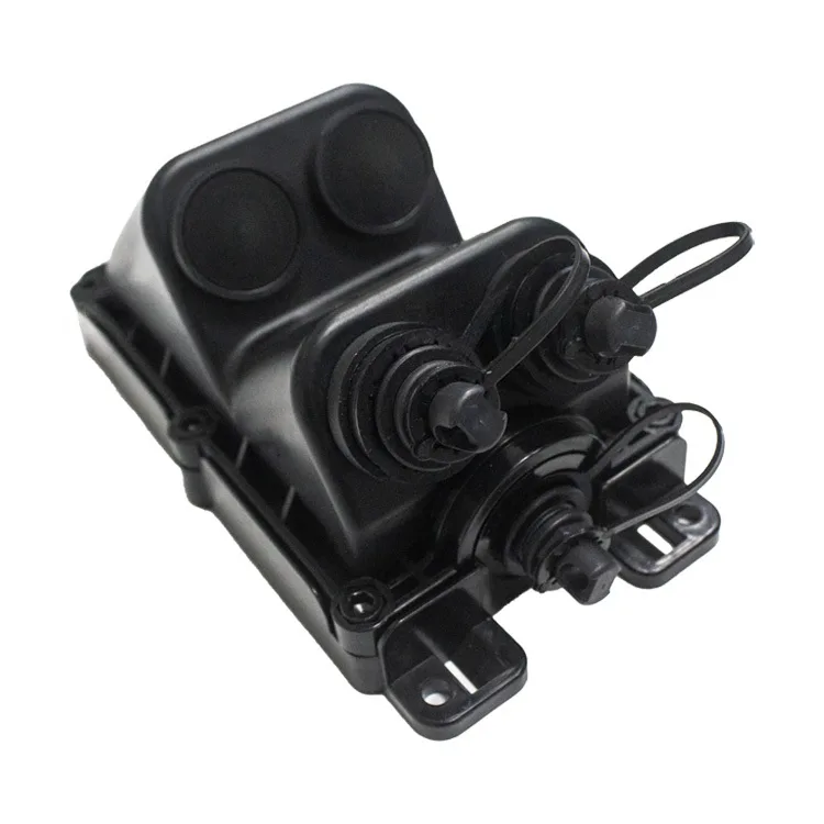 2 Port Fiber Optic MST Terminal Box With 1×2 PLC Splitters