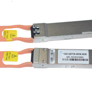 100G QSFP28 Optical Transceiver 1310nm 40km 4WDM Compatible With DELL