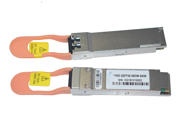 100G QSFP28 Optical Transceiver 1310nm 40km 4WDM Compatible With DELL