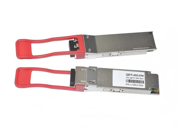 40G QSFP+ Optical Transceiver Up to 40km With Duplex LC Connector 1320nm DOM SMF