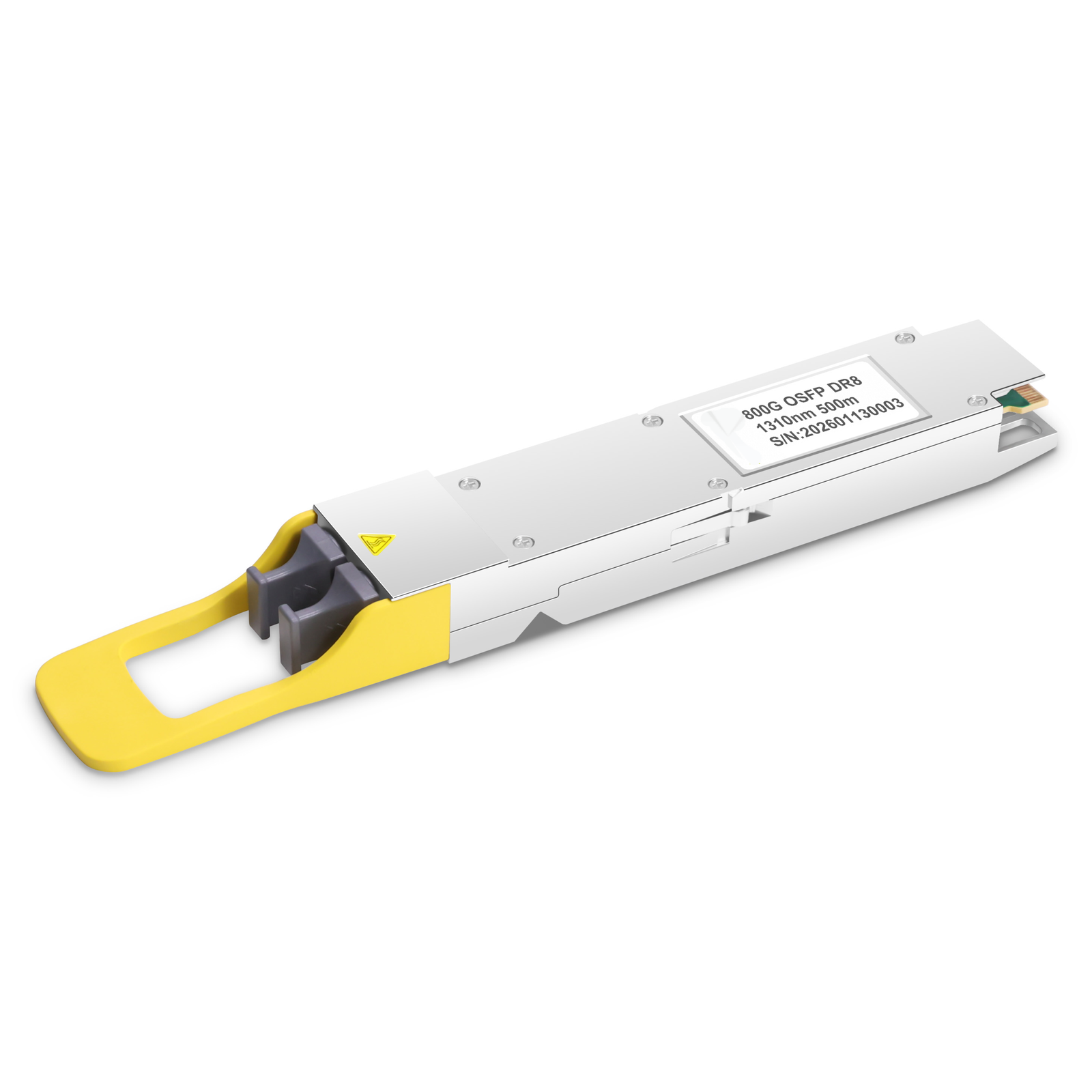 Optical Transceiver|800G OSFP 2xDR4 DR8 1310nm 500m DOM Dual 12C MPO APC SMF DDM Flat Top Arista Compatible