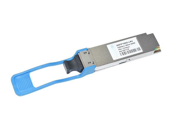 High Density 100G QSFP28 LR4 Optic Transceiver with LC Connector 1310nm 25Km