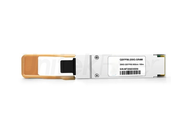 Optical Transceiver Module|200G QSFP56 Fiber Optic Transceiver SR4 850nm 100m MPO/MTP
