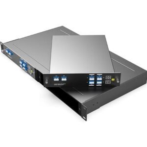 Dual Fiber 4CH O-BAND DWDM MUX DEMUX, LC/UPC, FMUC Plug-in Module, and 2 Slots 1U Rack