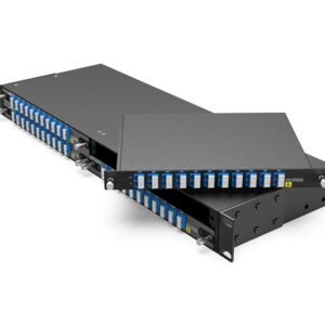 150GHz 8CH DWDM MUX DEMUX C50-H60(1537.397nm-1529.163nm) with Monitor Port，LC/UPC,LGX Box, and 4 Slots 1U Rack
