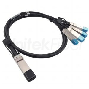 Direct Attach Copper Cable|40G QSFP+ to 4x10G SFP+ LC Port Passive DAC Branch Cable 3m